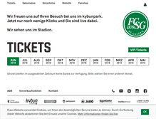 Tablet Screenshot of fcsg-ticket.showare.ch